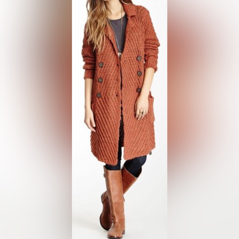 Free People Buttermilk Biscuit Cardigan